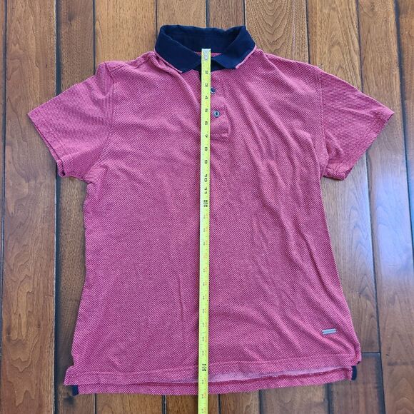 RODD & GUNN Polo Shirt Men's Large L New Haven Sports Fit Short Sleeves Red Blue - Picture 5 of 11